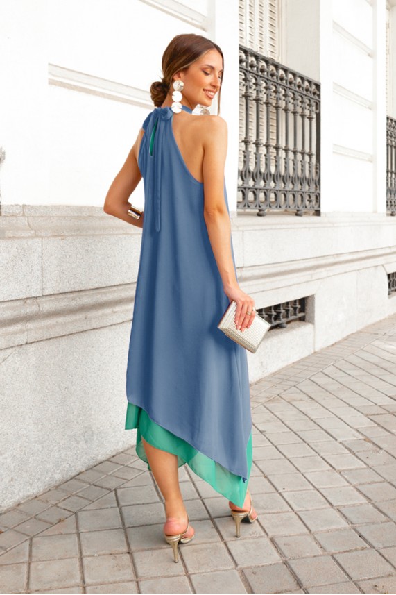 Vestido Mundy azul zafiro