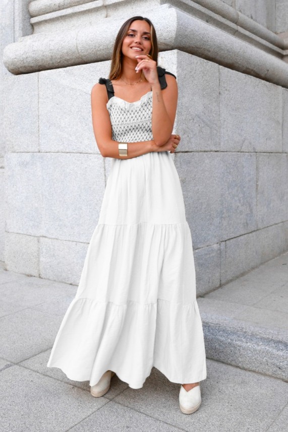 Vestido Alleno blanco