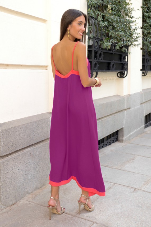 Vestido Tiller buganvilla