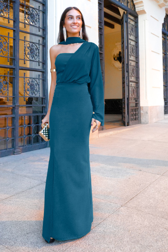 Vestido Piselli azul cobalto