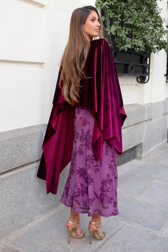 Capa Alexander burdeos