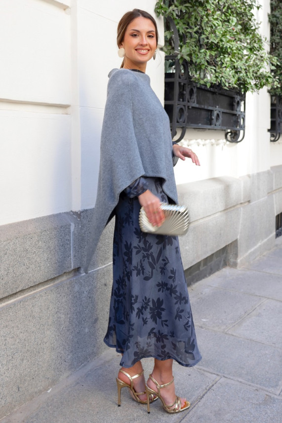 Poncho Paletti gris