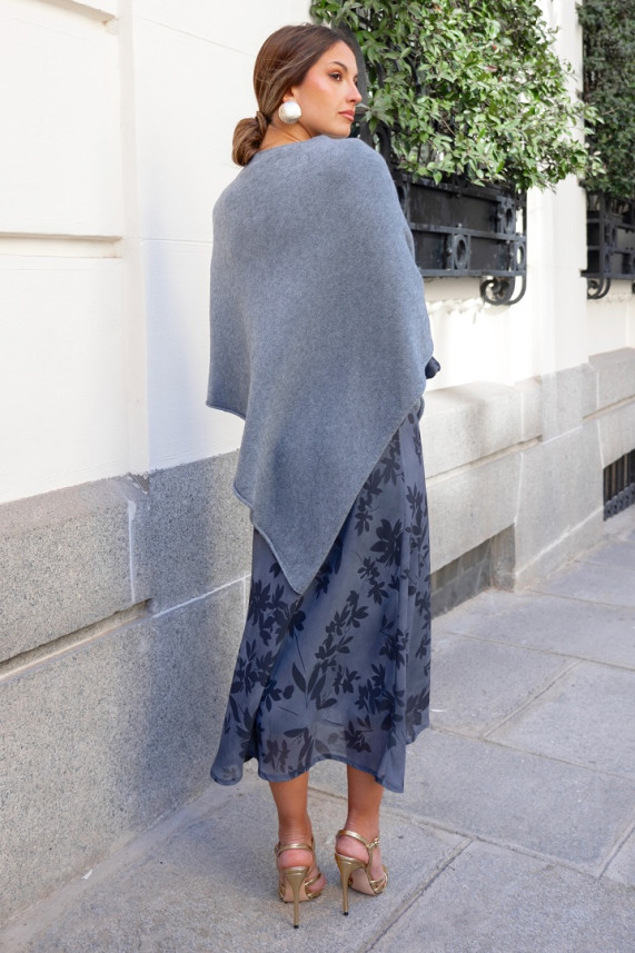 Poncho Paletti gris