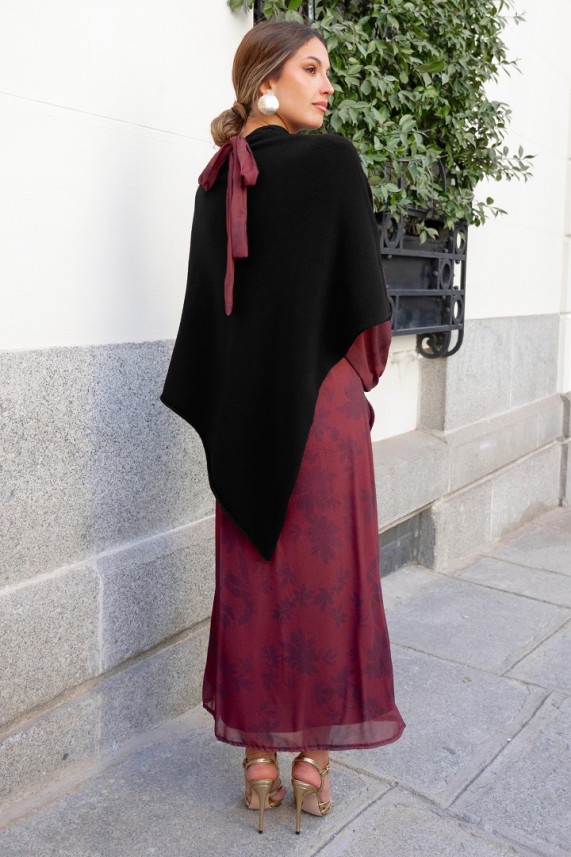Poncho Paletti negro