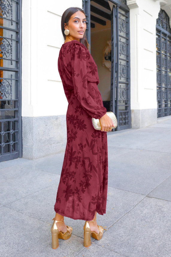 Vestido Koster burdeos