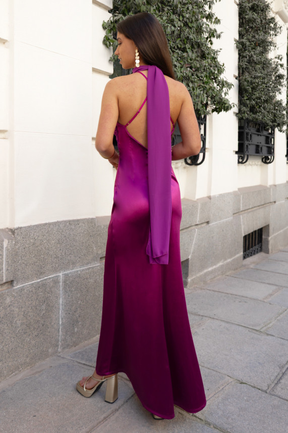 Vestido Arzilli buganvilla