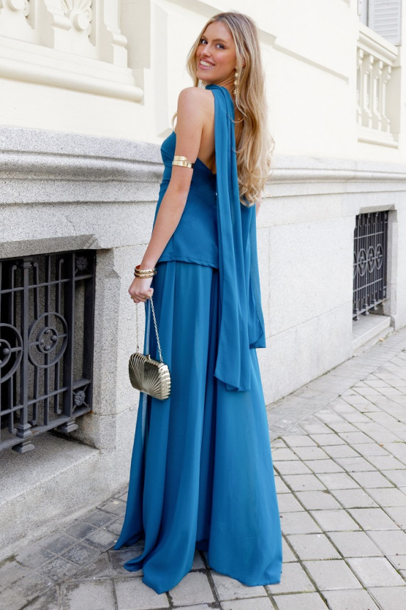 Vestido Nokers azul cobalto