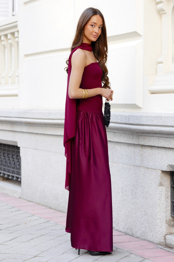 Vestido Reynolds burdeos