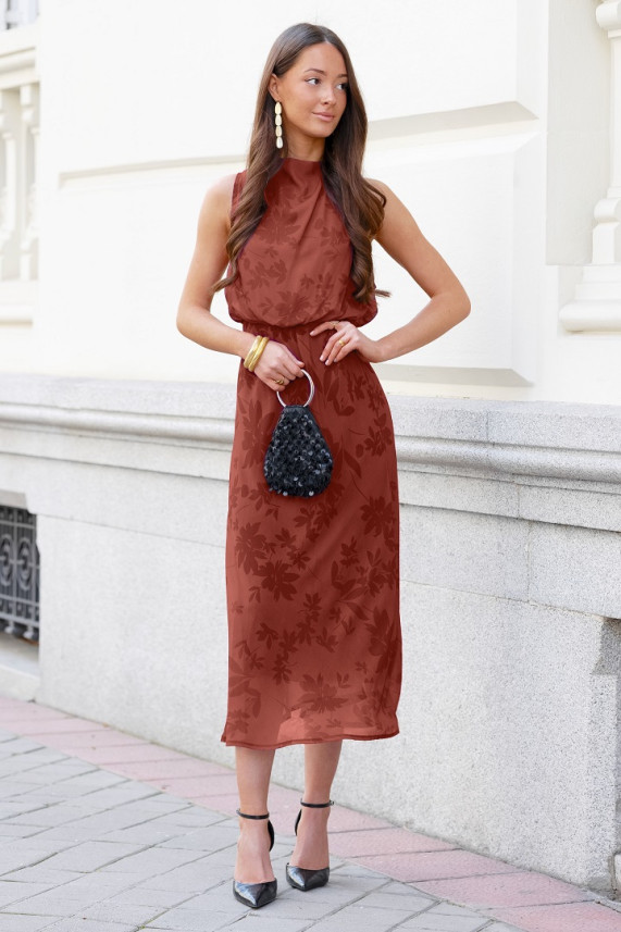 Vestido Walkers teja