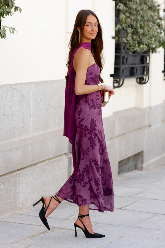 Vestido Santucci buganvilla