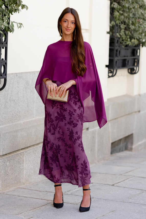 Vestido Santucci buganvilla