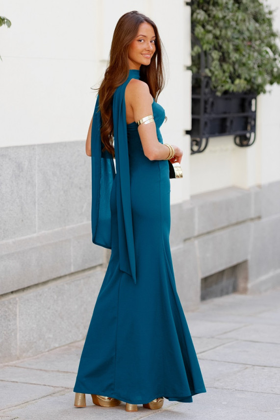 Vestido Bicelli azul cobalto