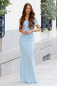 Vestido Huyet azul celeste