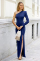Vestido Kennedy azul marino