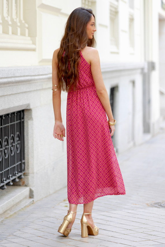 Vestido Segatto frambuesa