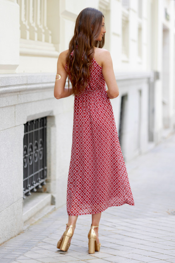 Vestido Segatto burdeos