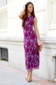 Vestido Silvestri buganvilla