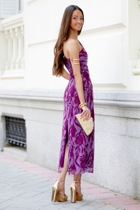 Vestido Silvestri buganvilla