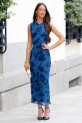 Vestido Barry azul índigo