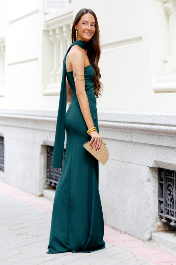 Vestido Bartoli verde botella