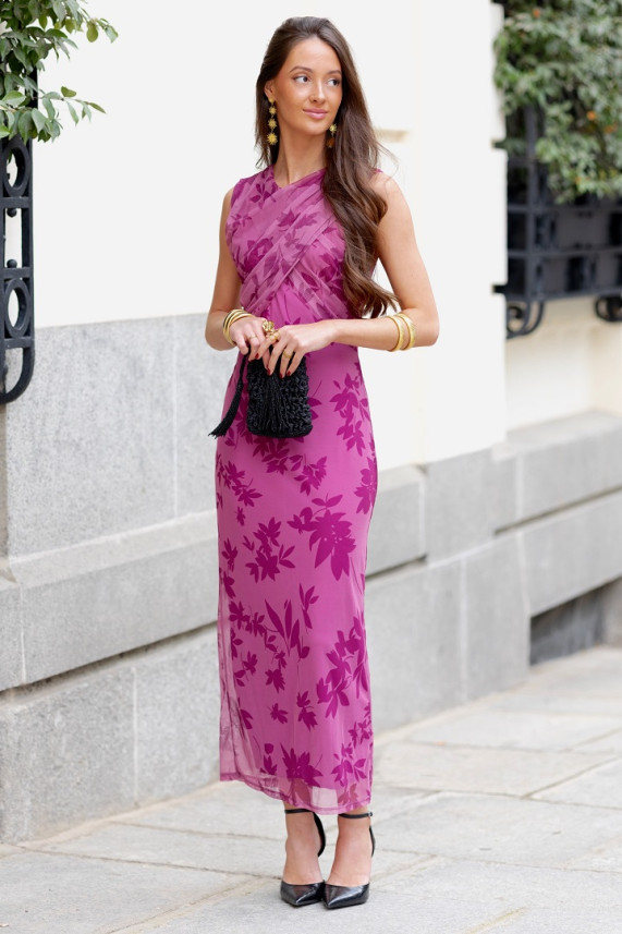 Vestido Barry buganvilla