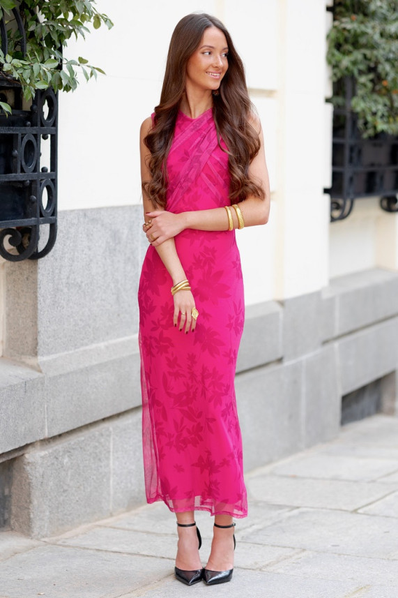 Vestido Barry frambuesa