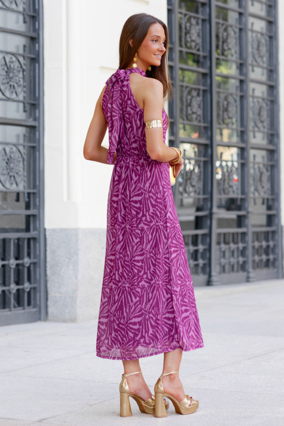 Vestido Baudin buganvilla