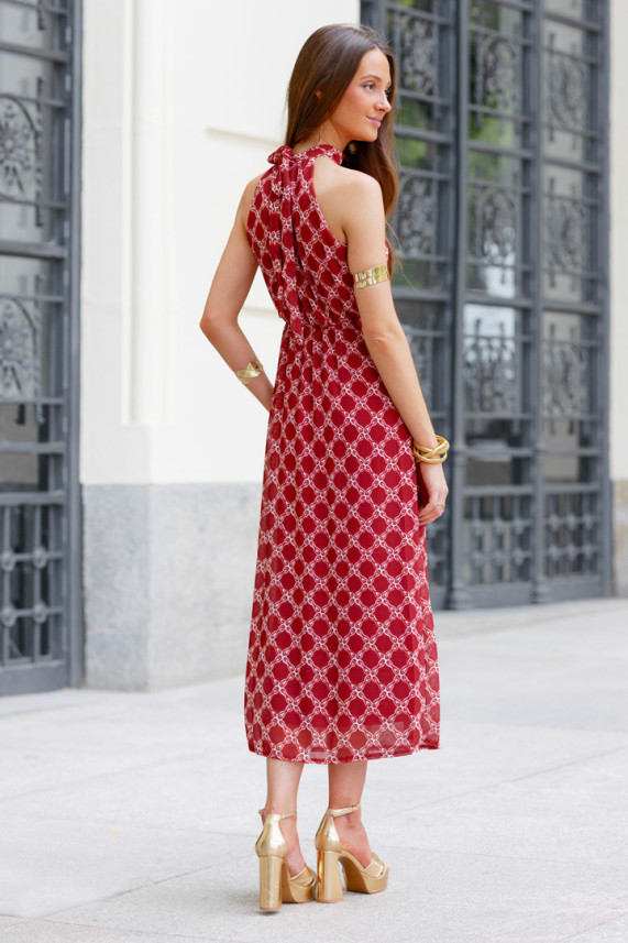 Vestido Doubets burdeos
