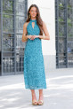 Vestido Jegats azul cobalto