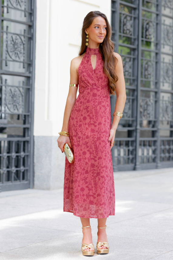 Vestido Jegats coral