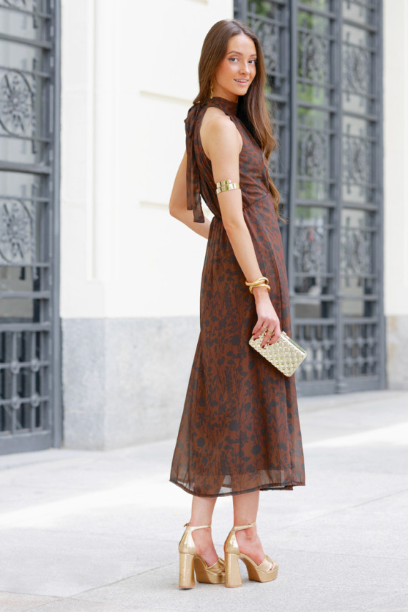 Vestido Jegats marrón
