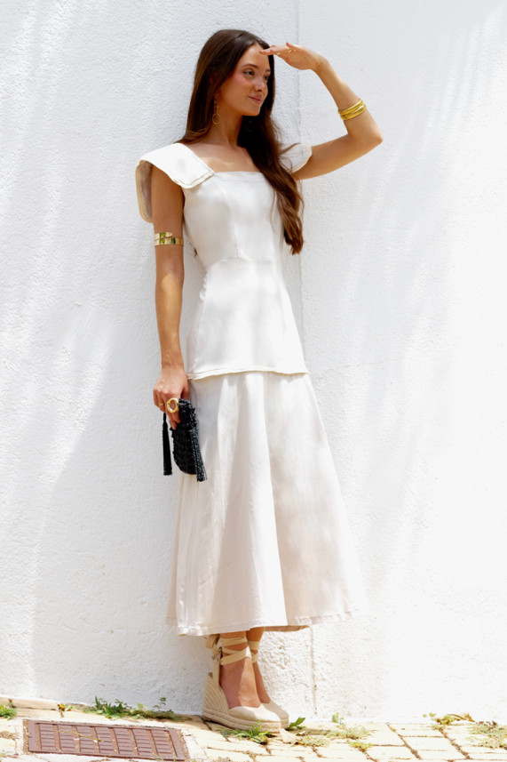 Vestido Trevisi beige