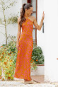 Vestido Pavesi naranja
