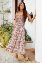 Vestido Lazzari marrón