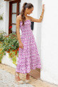 Vestido Lazzari buganvilla