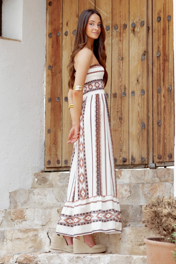 Vestido Arrighe beige