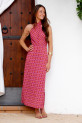 Vestido Fraticce frambuesa
