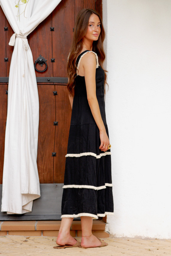 Vestido Chesini negro