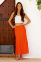 Falda Forsell naranja