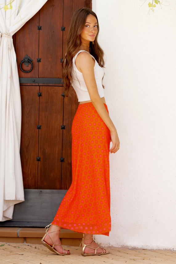 Falda Forsell naranja