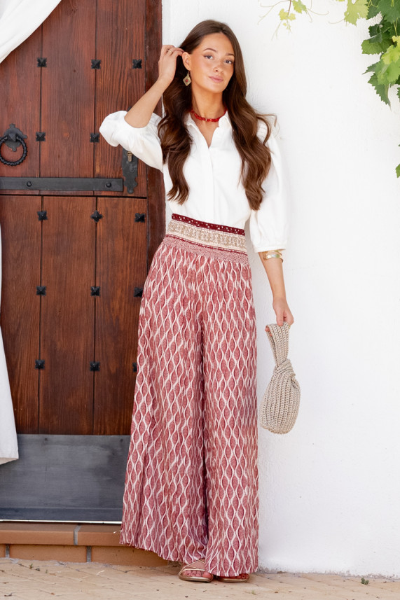 Pantalón Staffan burdeos