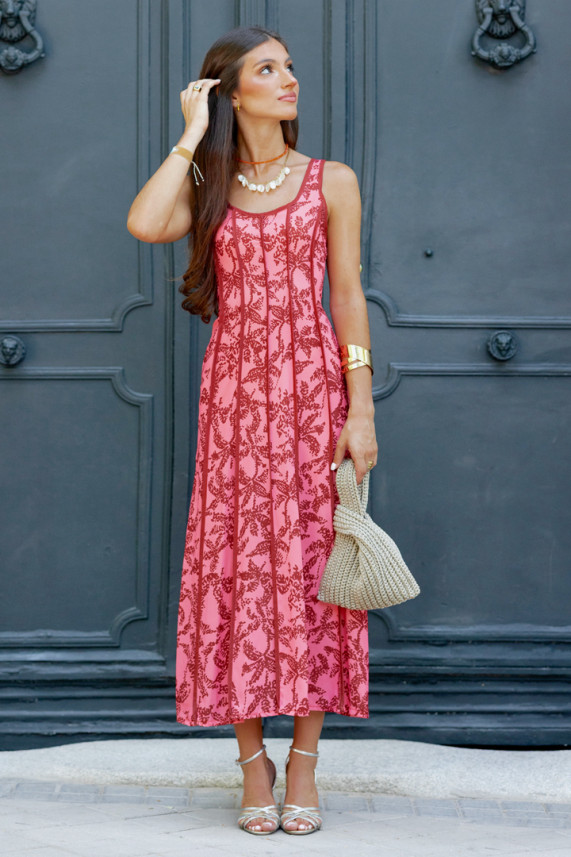 Vestido Alessia coral