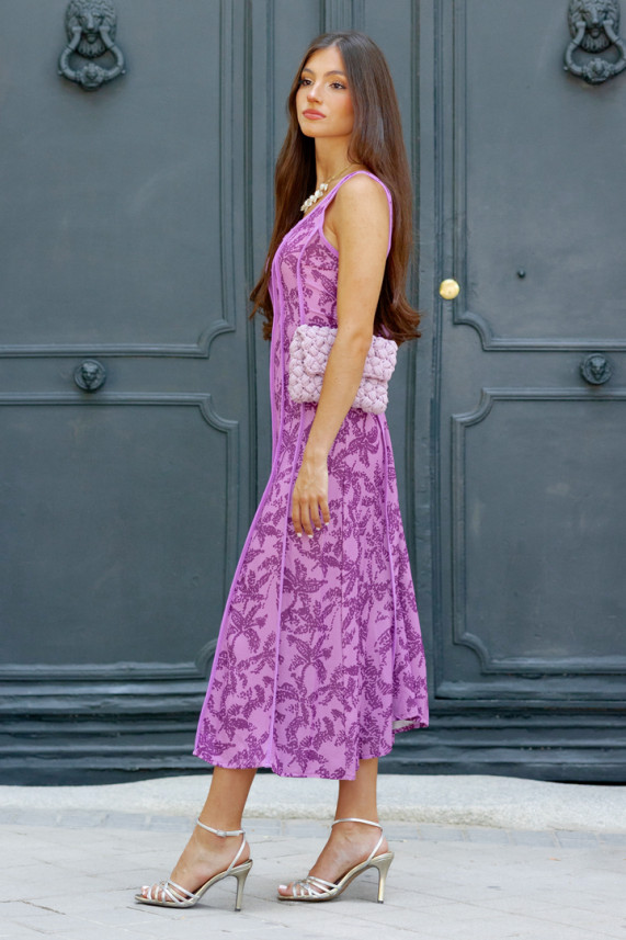 Vestido Alessia buganvilla