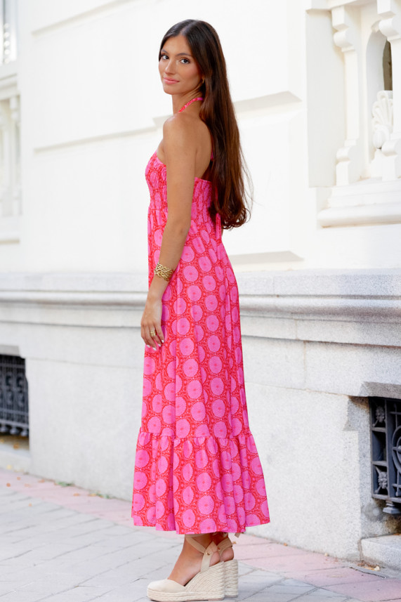 Vestido Romans frambuesa