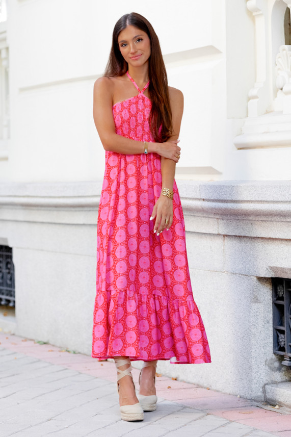 Vestido Romans frambuesa