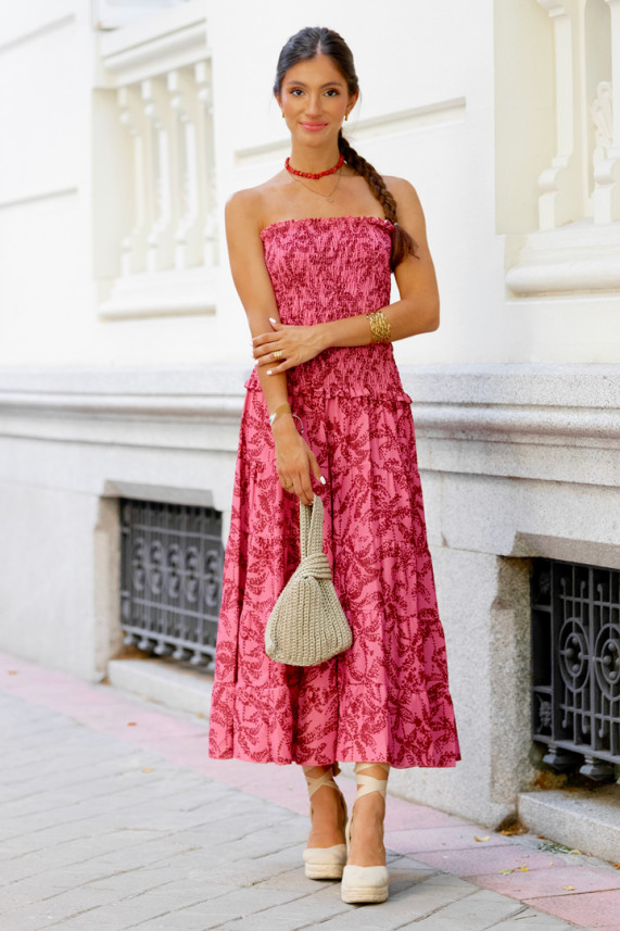 Vestido Silva coral