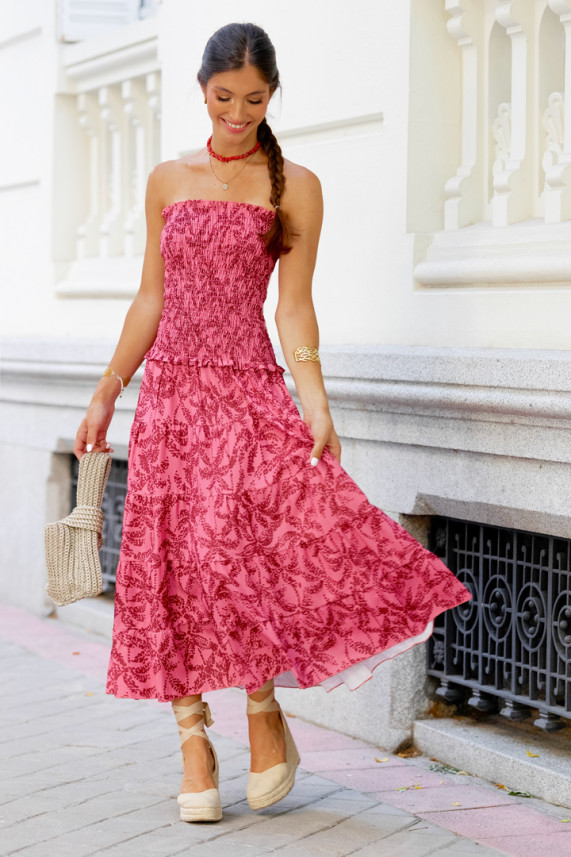 Vestido Silva coral