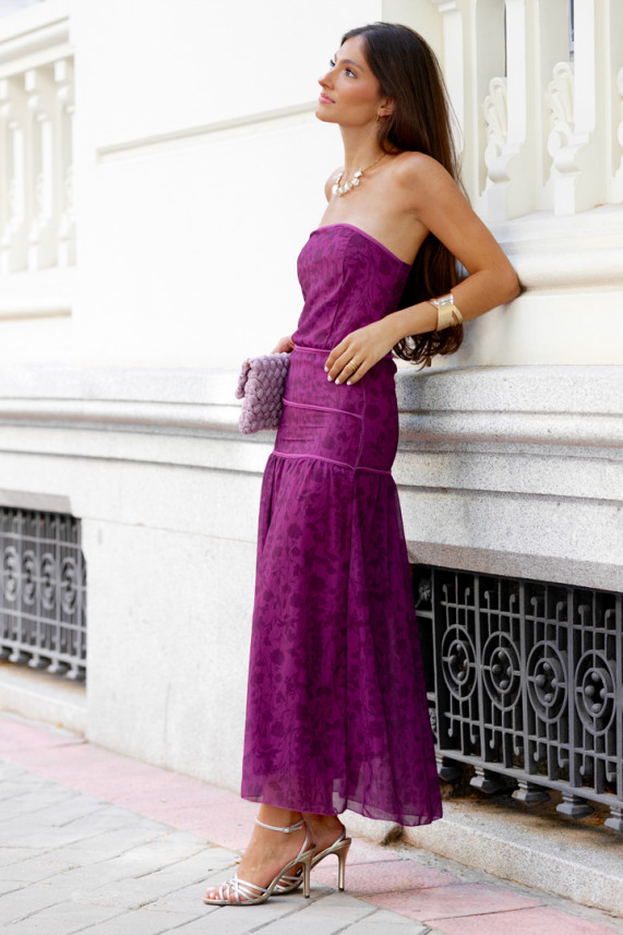 Vestido Storrie buganvilla