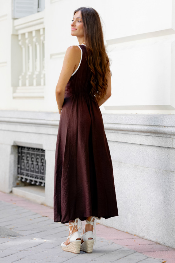 Vestido Latmier marrón