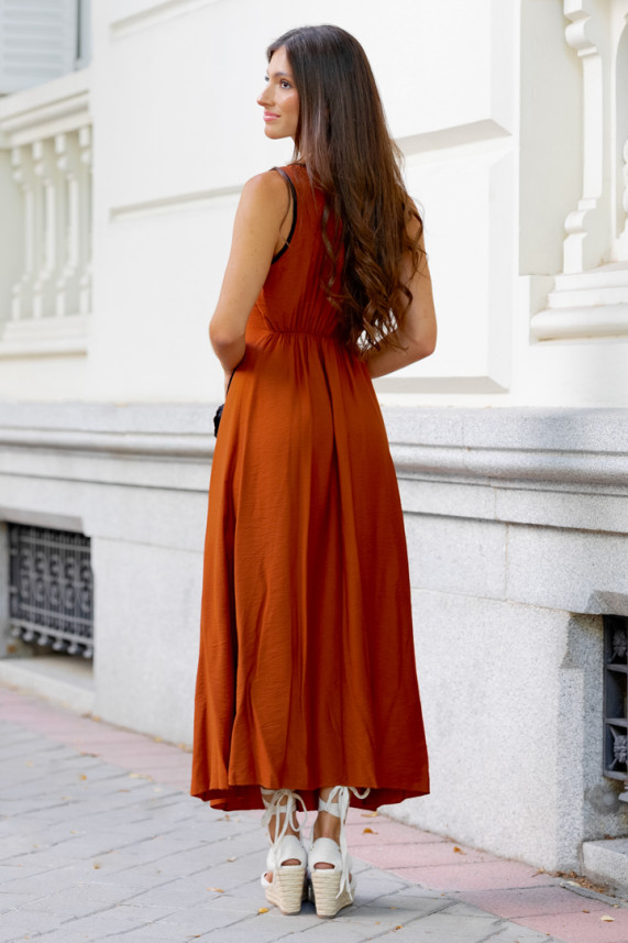 Vestido Latmier teja